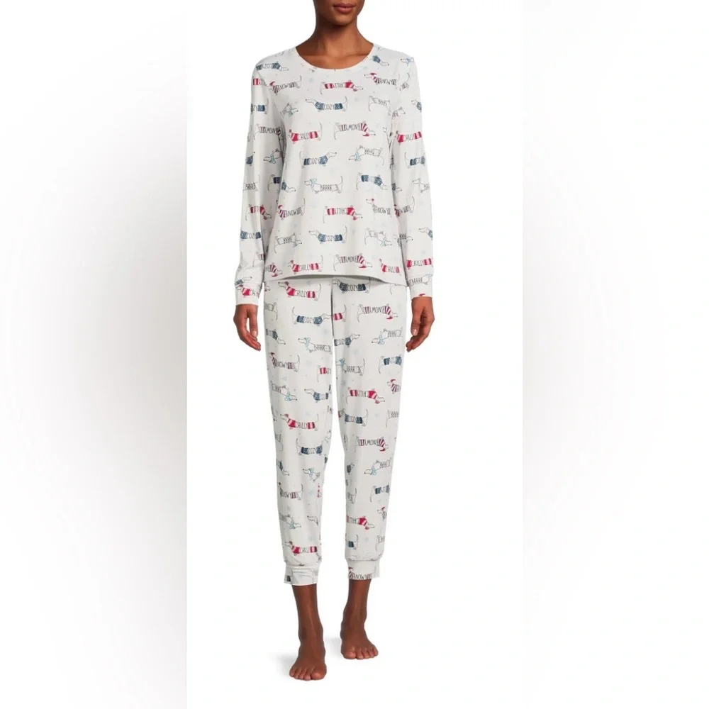 Cozy Dog Relaxed Fit Pajama Set - Picture 1 of 5